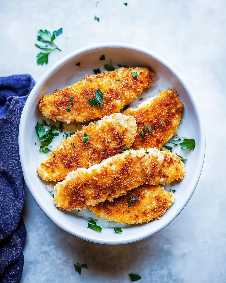 Baked Parmesan Chicken Tenders