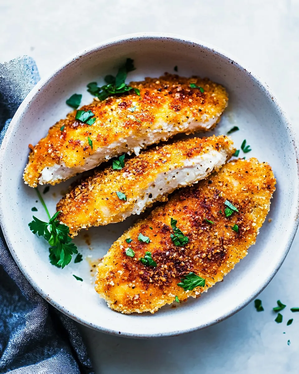 Baked Parmesan Chicken Tenders