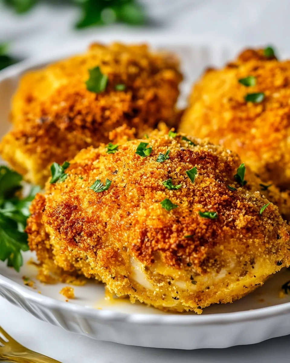 Baked Parmesan Crusted Chicken