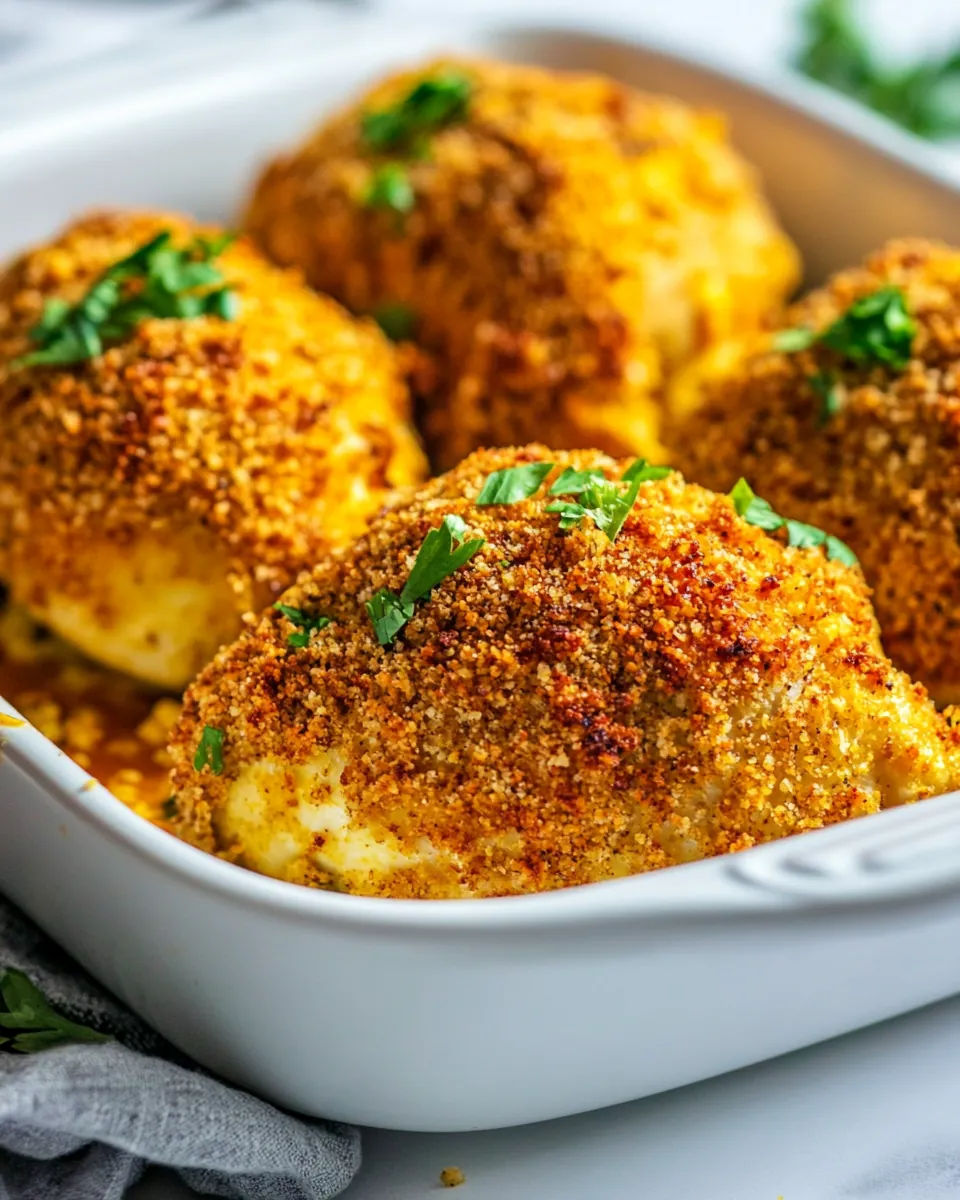 Baked Parmesan Crusted Chicken