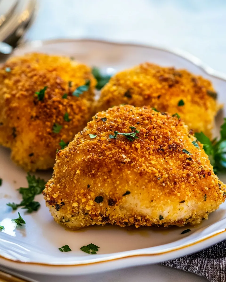 Baked Parmesan Crusted Chicken