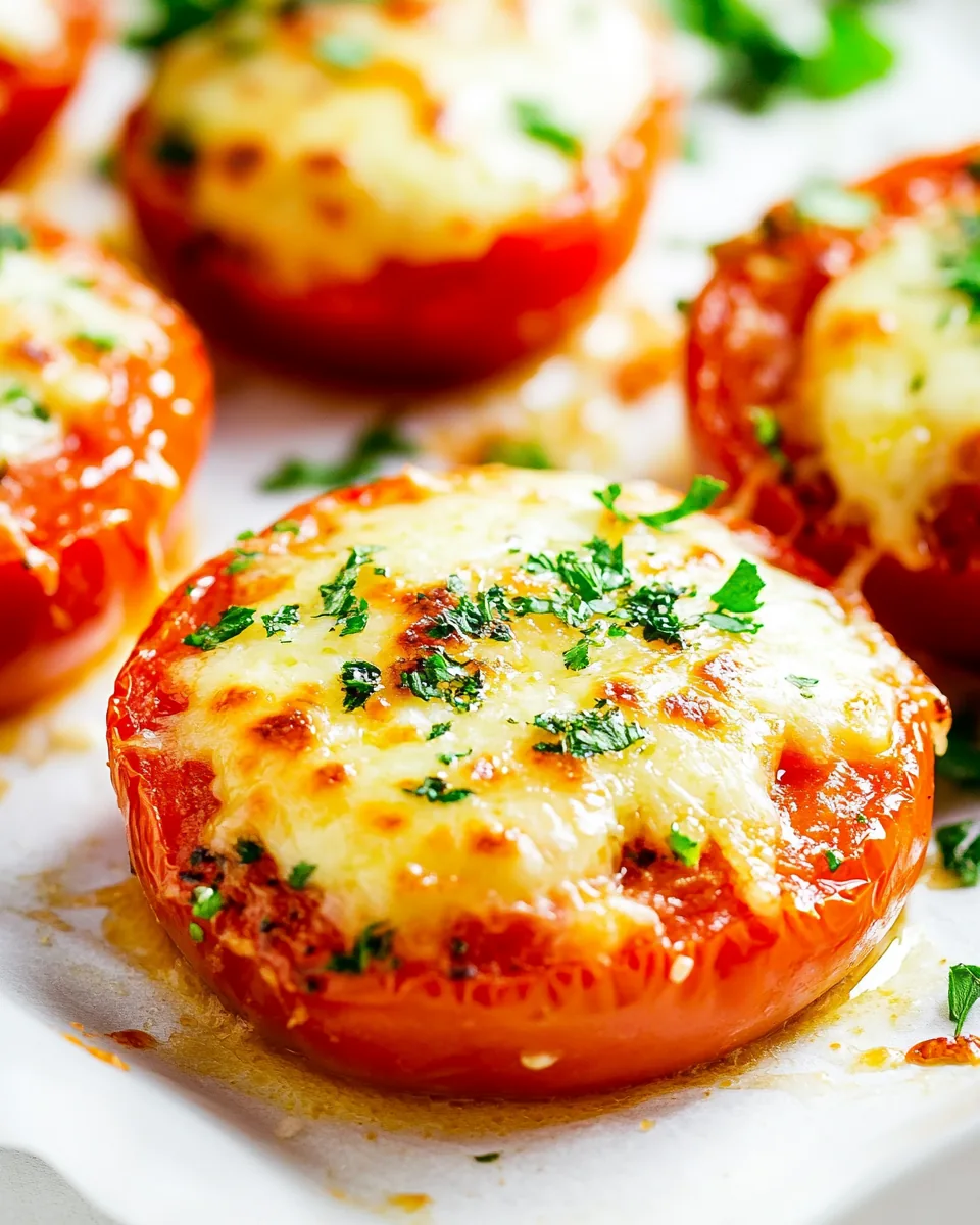Baked Parmesan Tomatoes