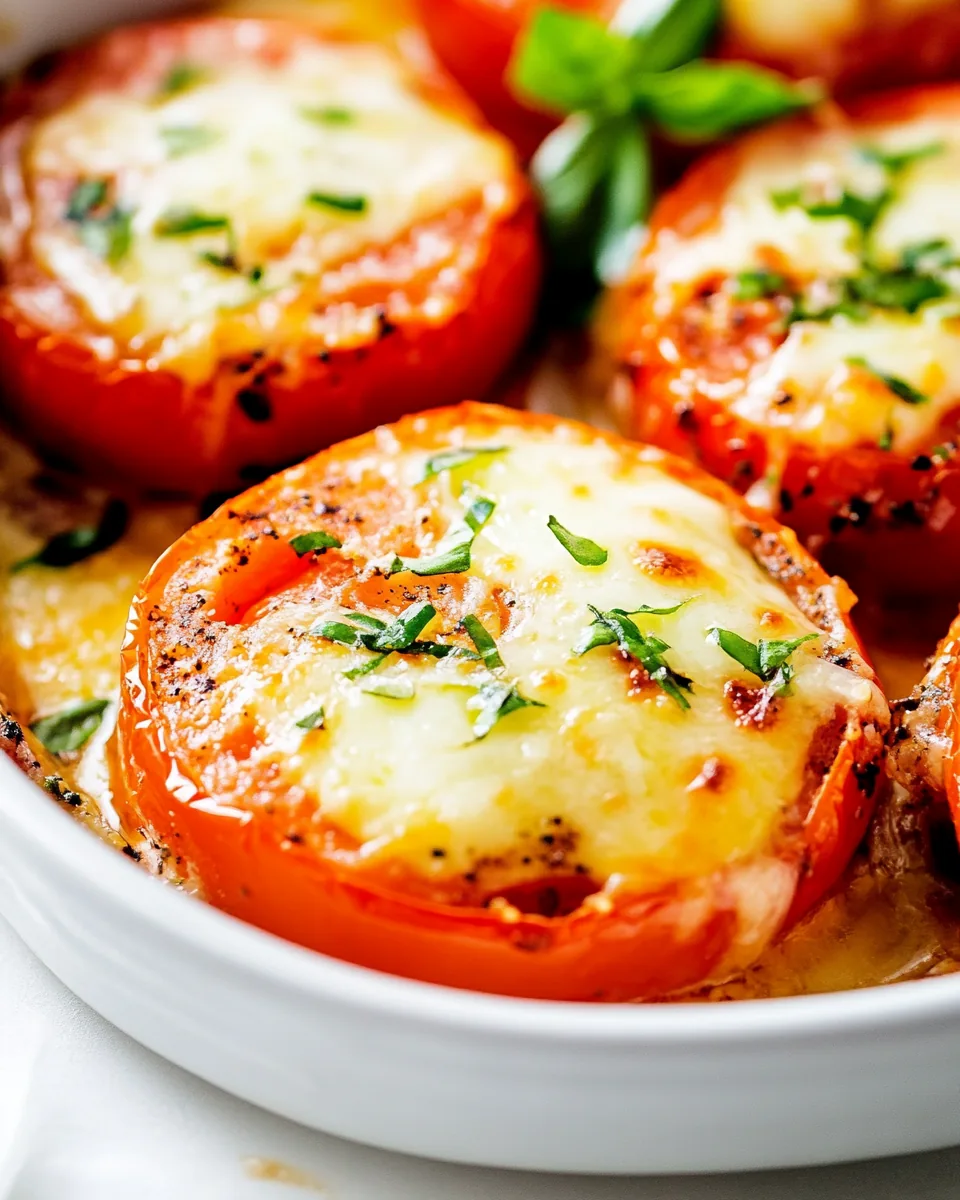 Baked Parmesan Tomatoes