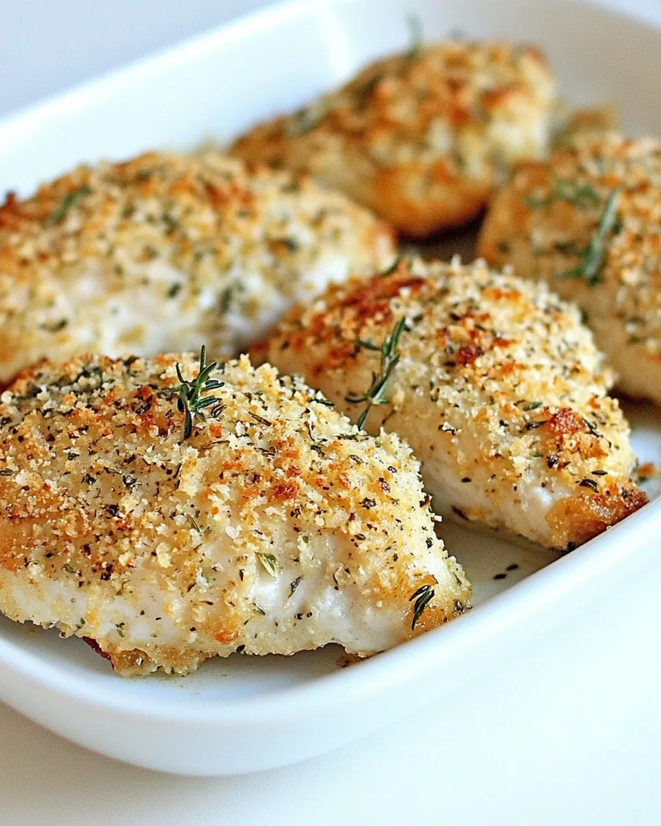 Baked Parmesan and Herb Chicken