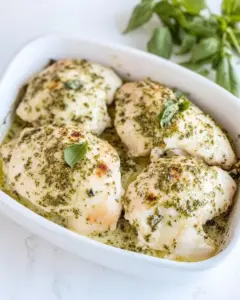 Baked Pesto Chicken
