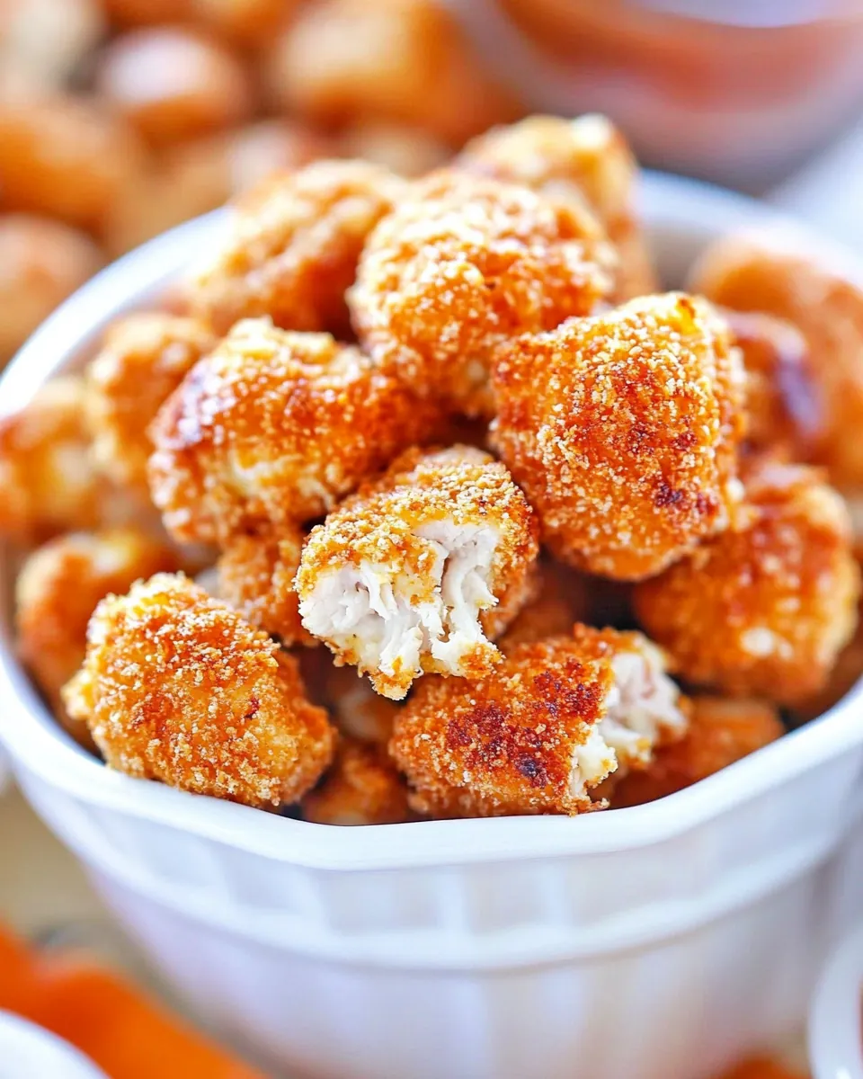 Baked Popcorn Chicken