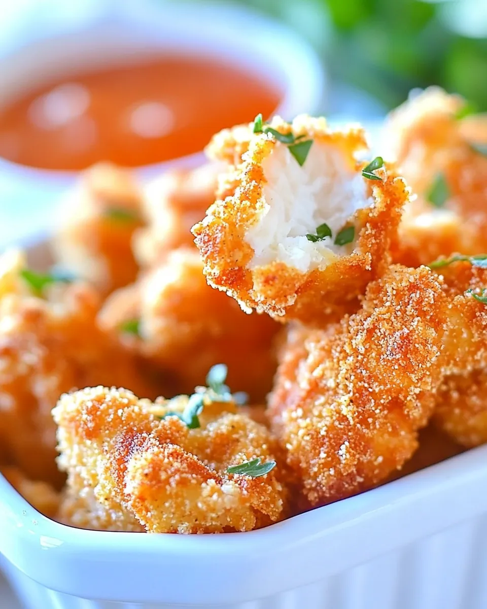 Baked Popcorn Chicken