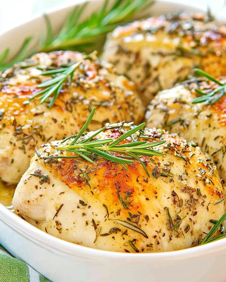 Baked Rosemary Chicken Recipe