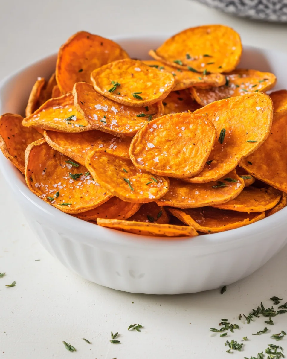 Baked Sweet Potato Chips