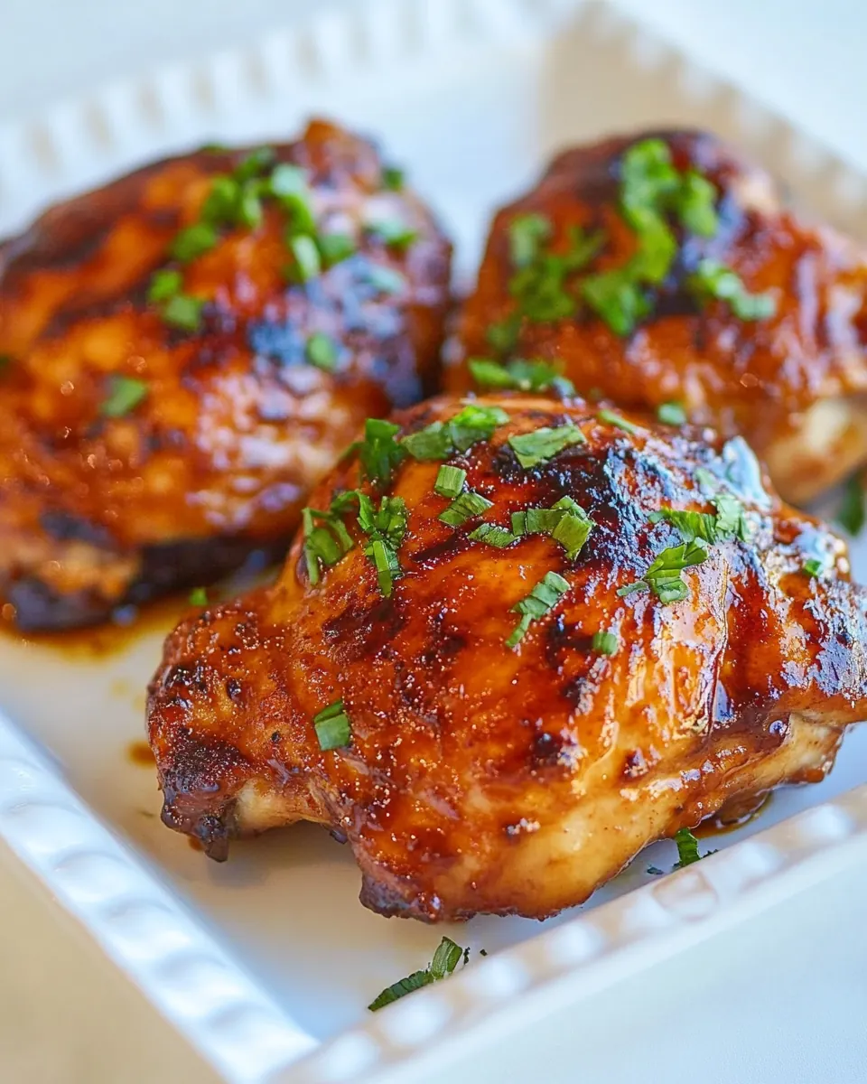 Baked Teriyaki Chicken Thighs