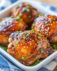 Baked Teriyaki Chicken Thighs