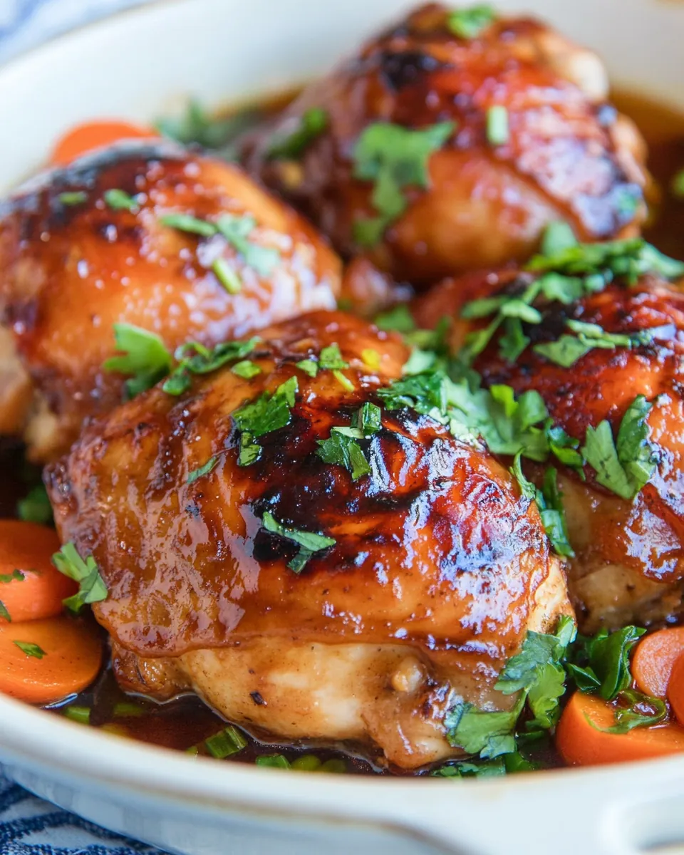 Baked Teriyaki Chicken Thighs