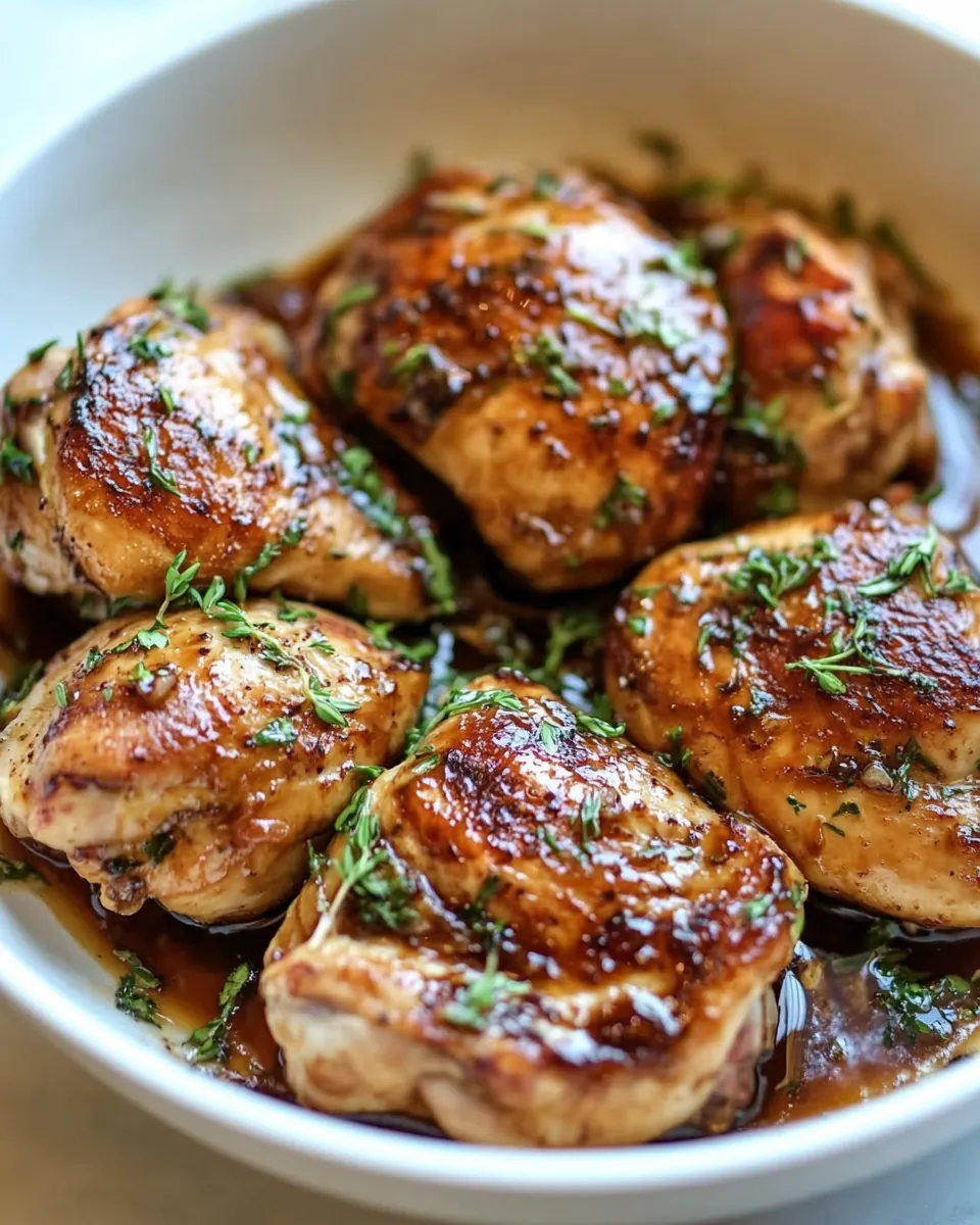 Balsamic Honey Chicken
