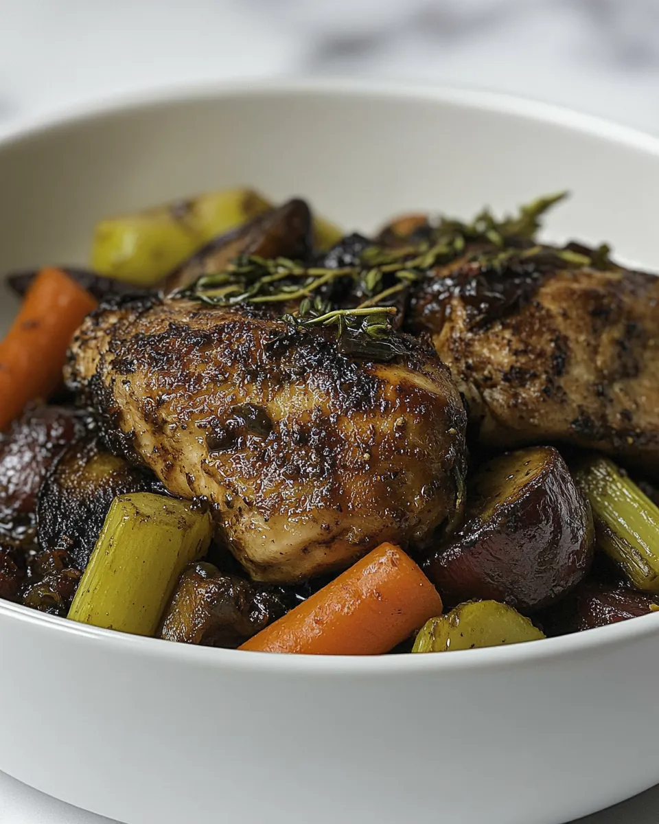 Balsamic Chicken and Vegetables