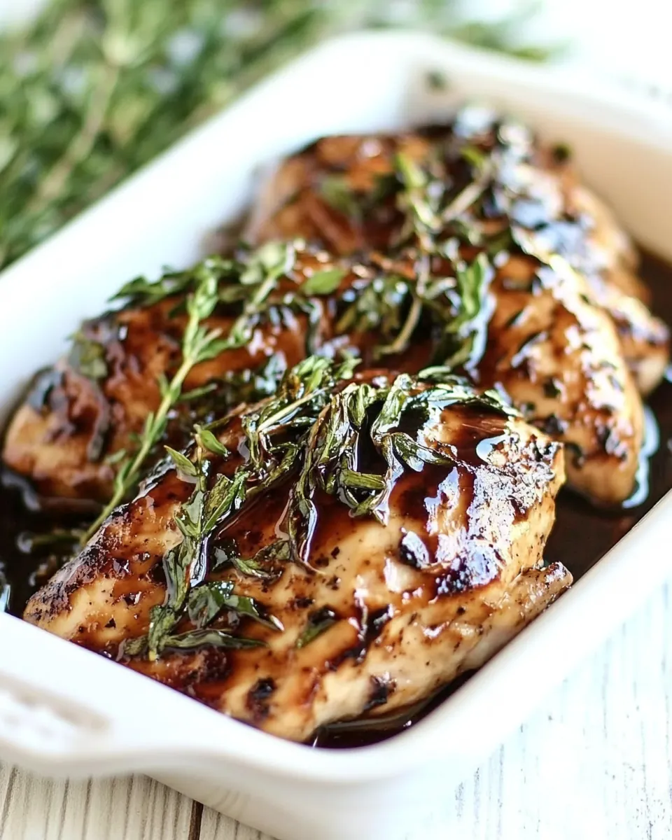 Balsamic Glazed Chicken