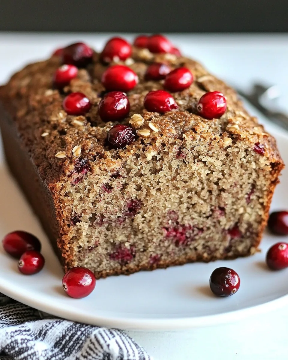 Banana Cranberry Bread