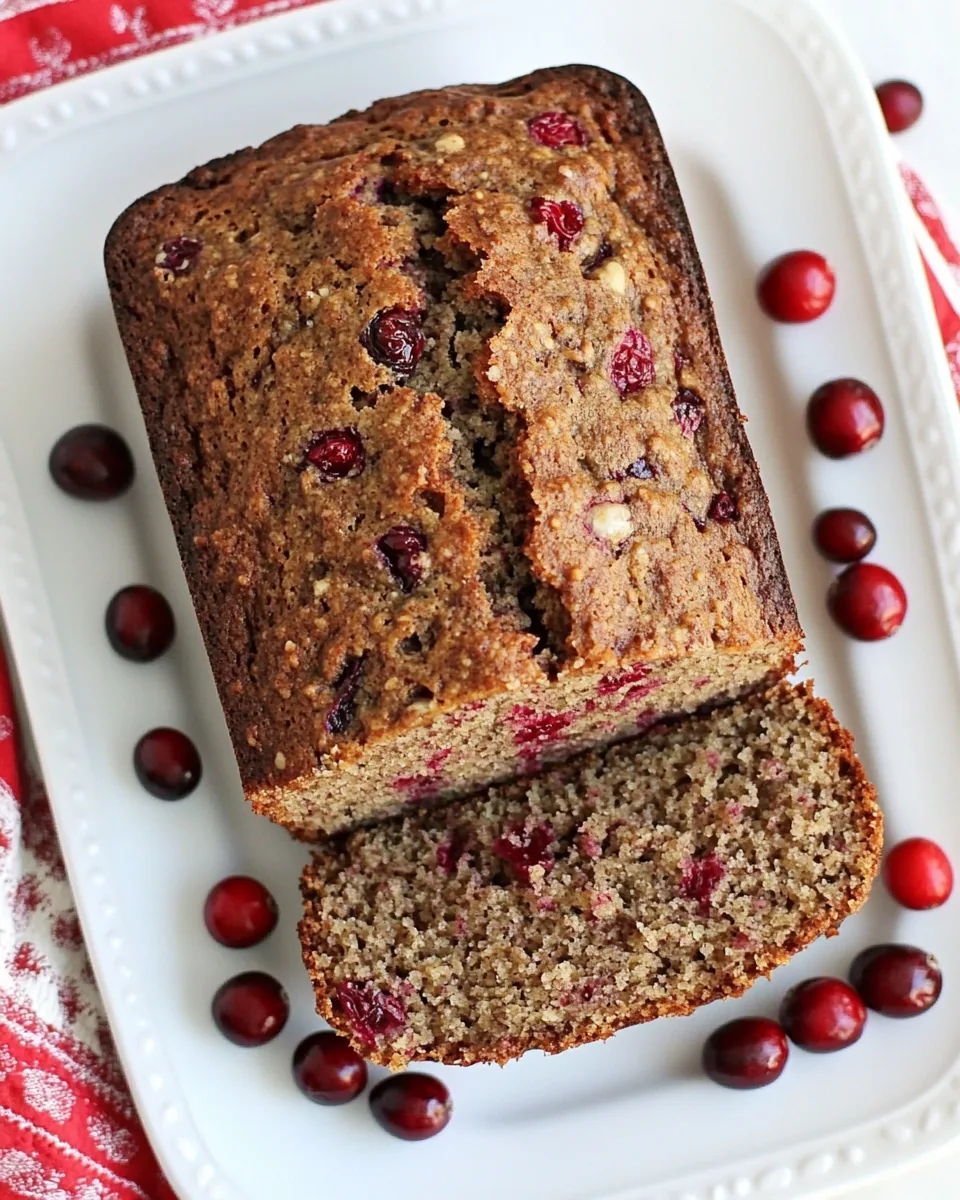 Banana Cranberry Bread
