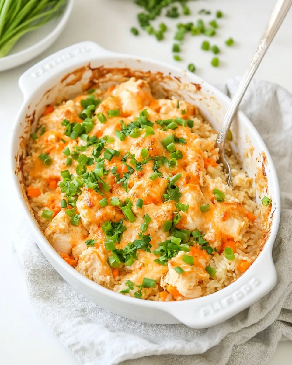 Bang Bang Chicken and Rice Bake