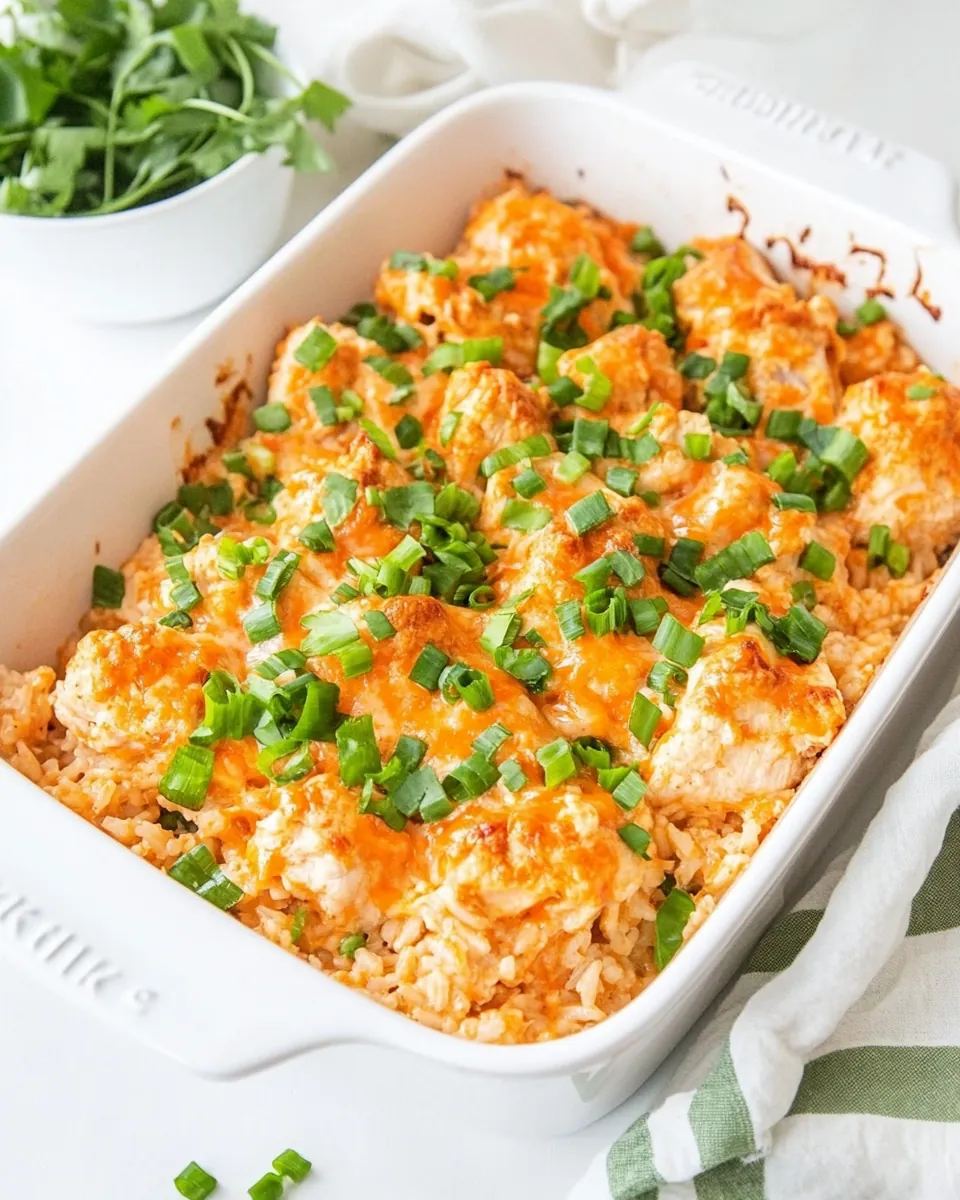 Bang Bang Chicken and Rice Bake