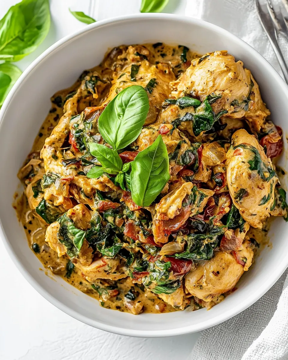 Basil Cream Chicken