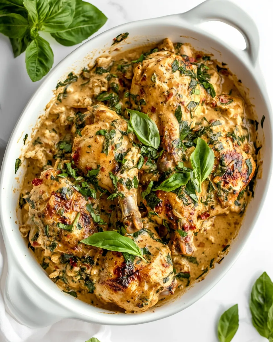 Basil Cream Chicken