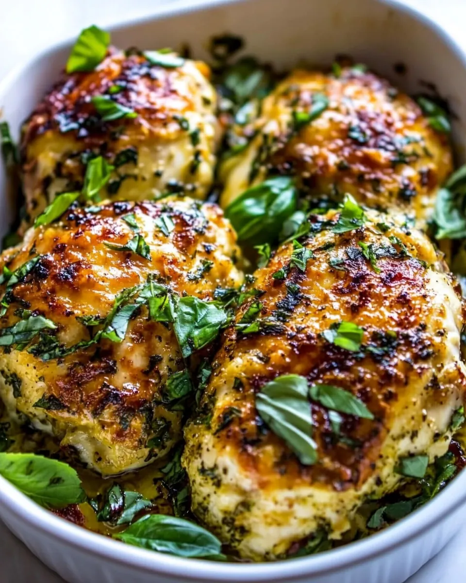 Basil Crispy Baked Chicken