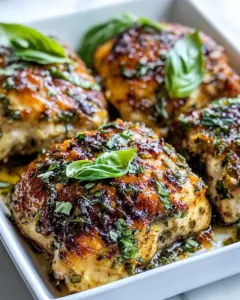 Basil Crispy Baked Chicken