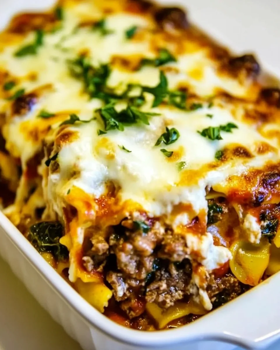 Beef Florentine Casserole