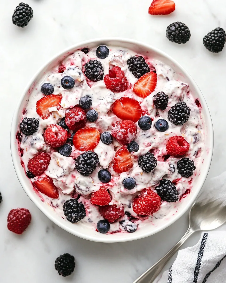 Berry Cheesecake Salad