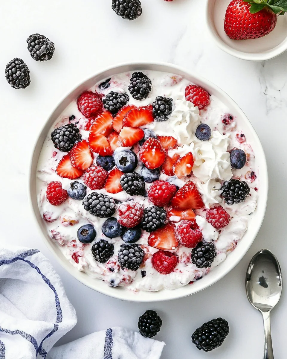 Berry Cheesecake Salad