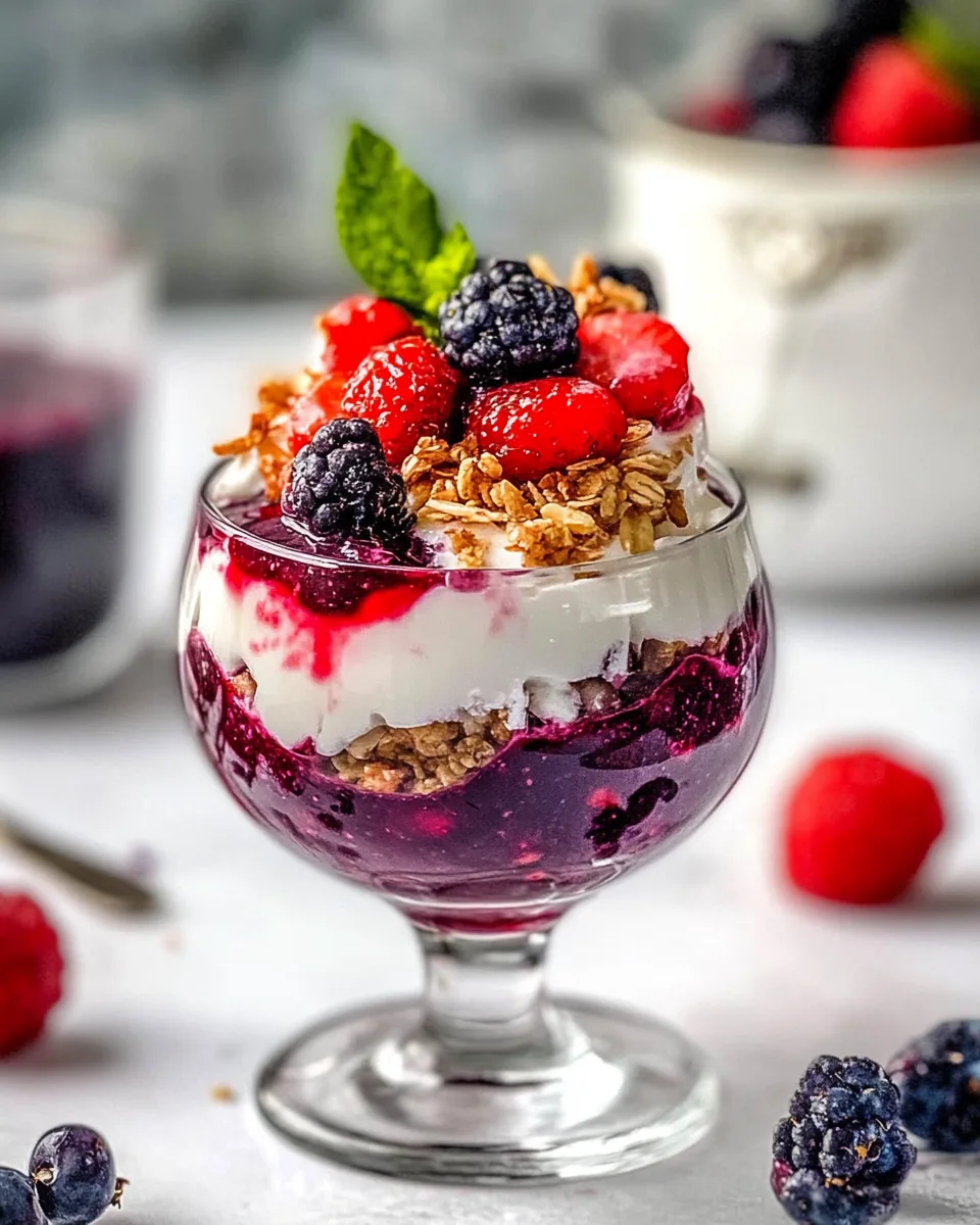 Berry Compote Parfait