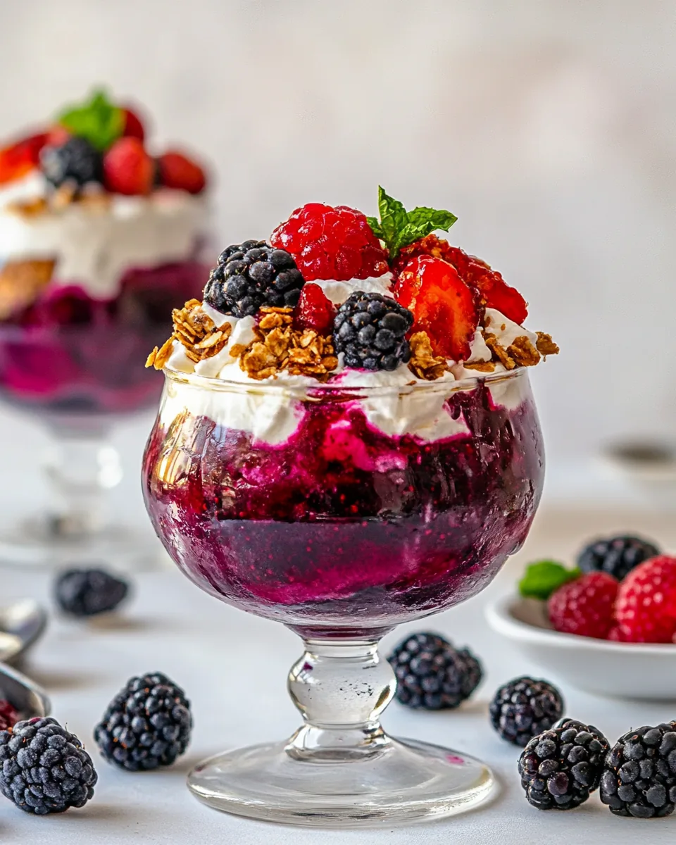 Berry Compote Parfait