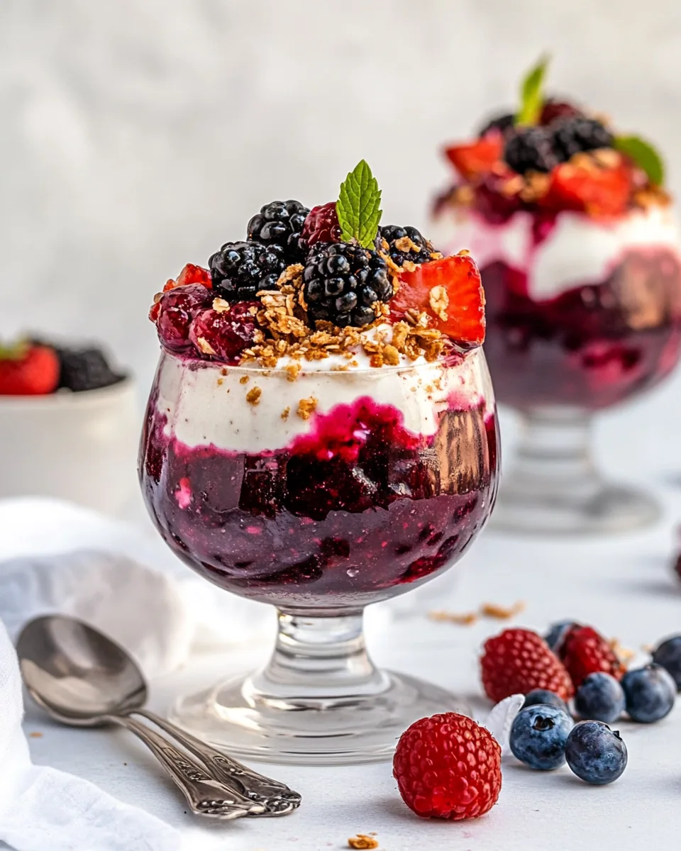 Berry Compote Parfait