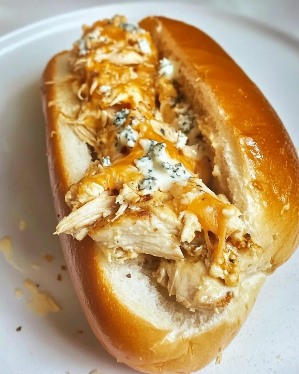 Cheesy Chicken Submarine Sandwich