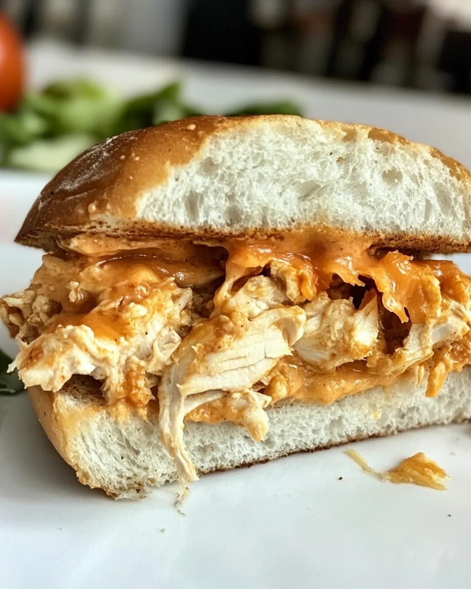 Cheesy Chicken Submarine Sandwich