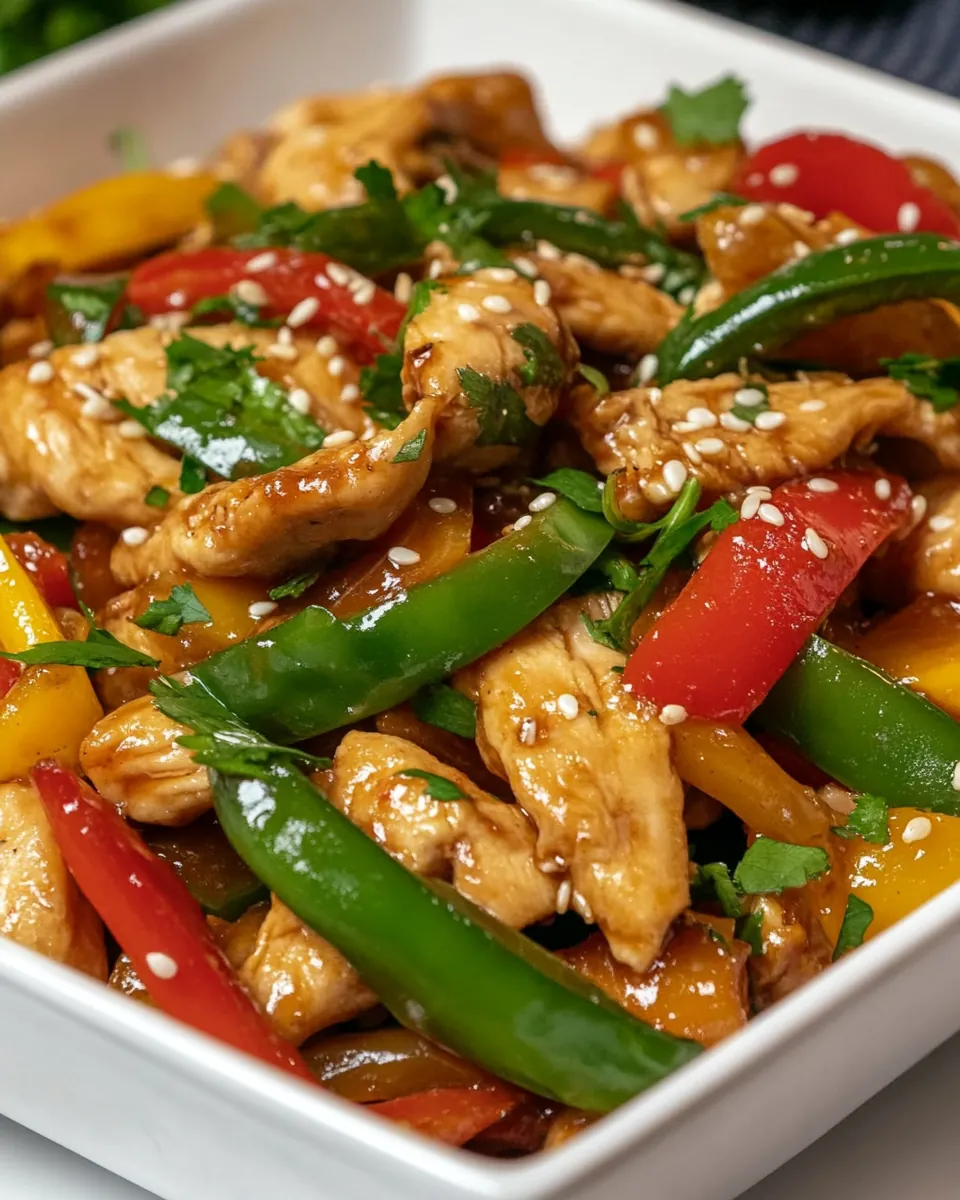 Chicken Sesame Stir Fry