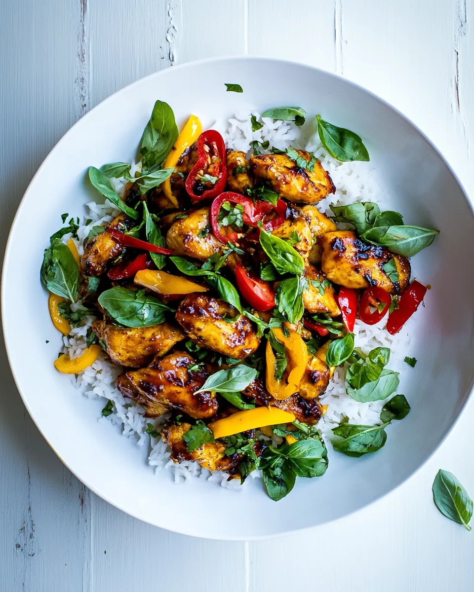 Sweet Thai Basil Chicken