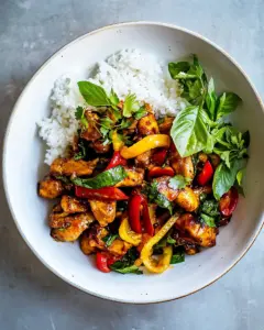 Sweet Thai Basil Chicken