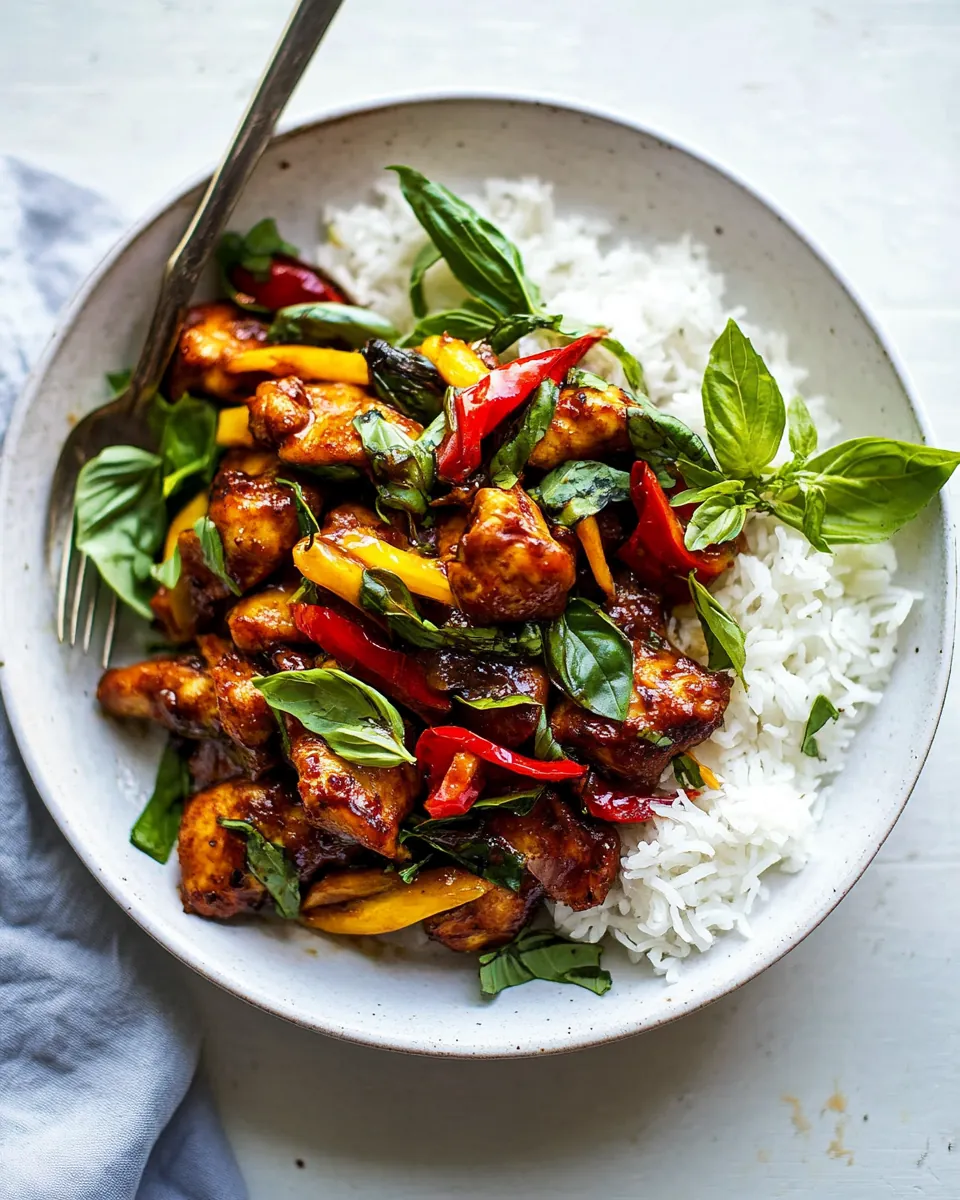 Sweet Thai Basil Chicken