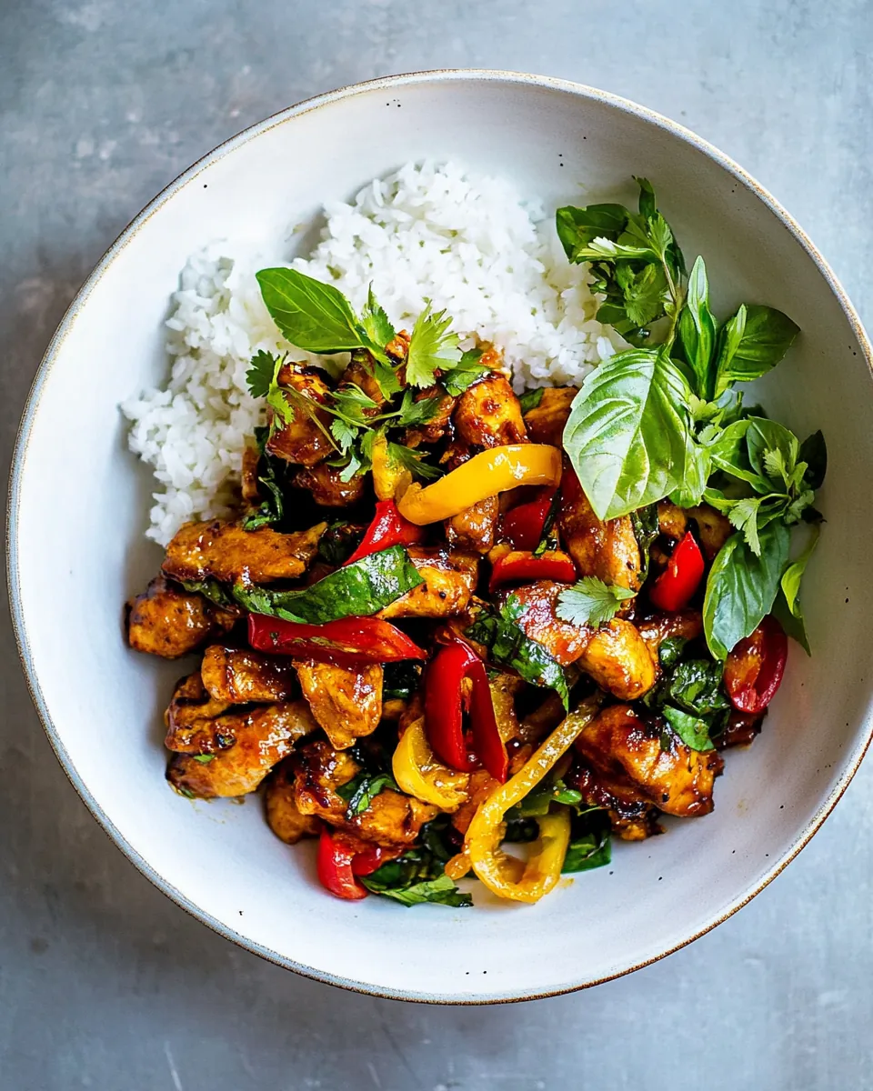 Sweet Thai Basil Chicken