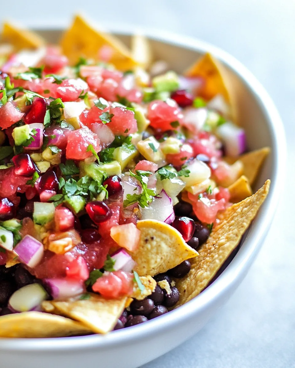 Black Bean Nachos