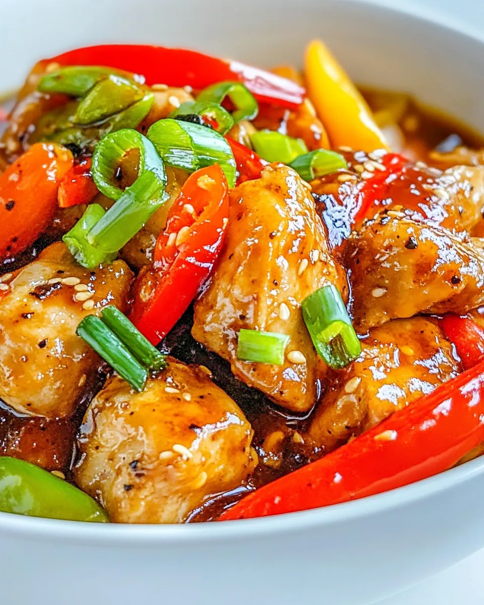 Black Pepper Chicken