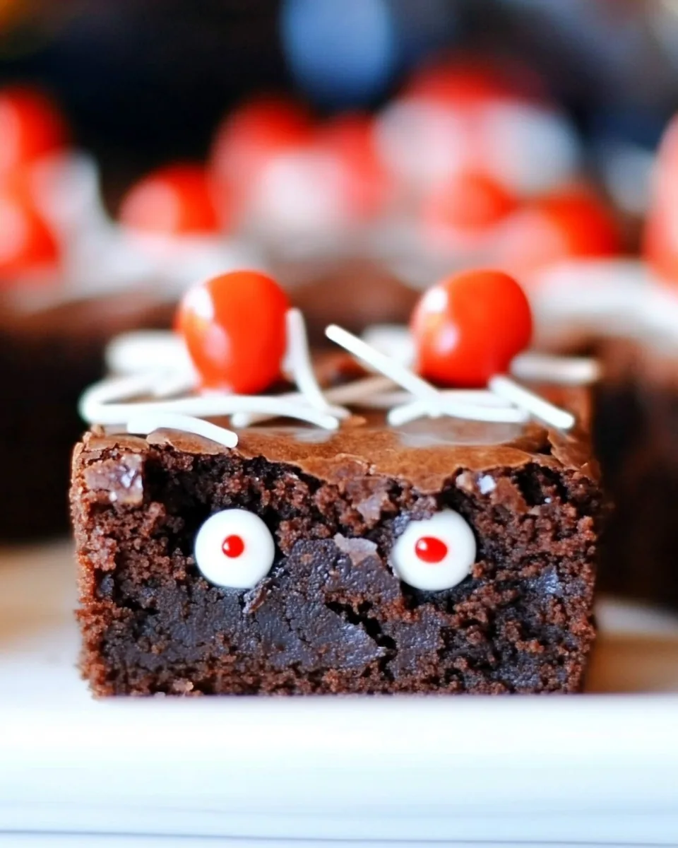 Black Widow Brownie Bites