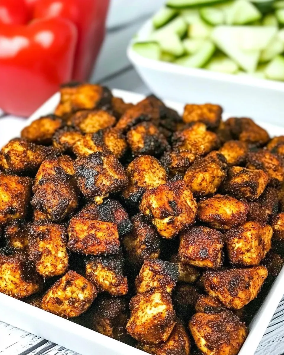 Blackened Chicken Bites