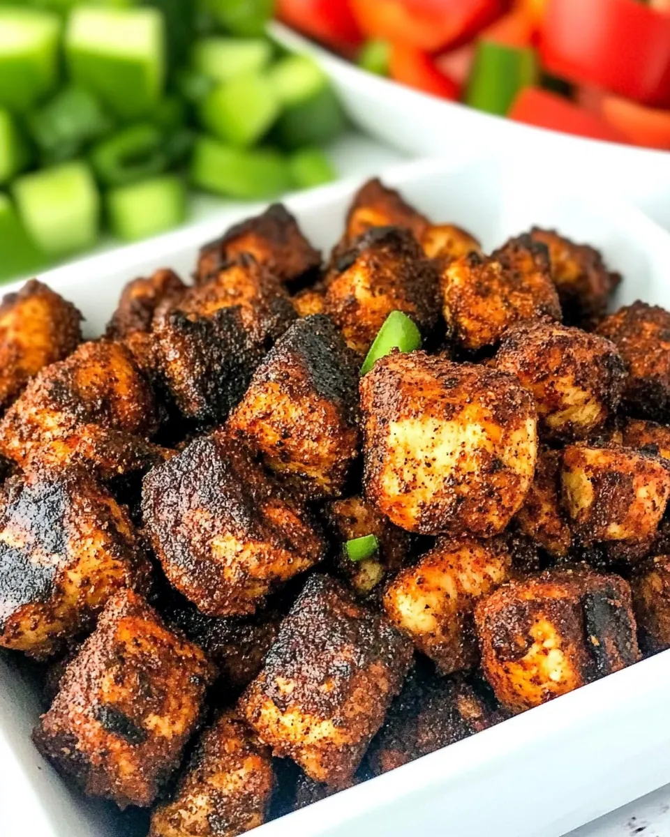 Blackened Chicken Bites