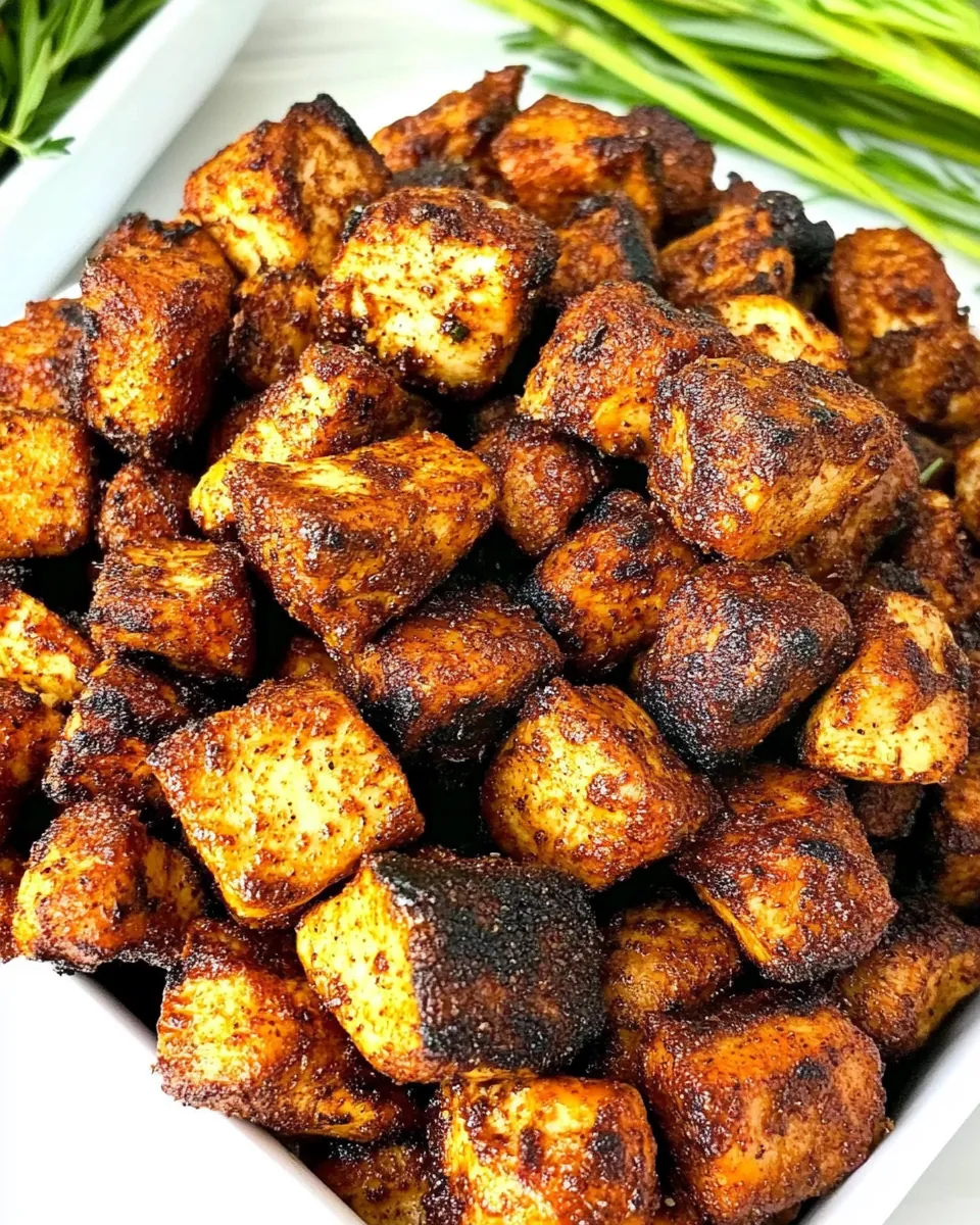 Blackened Chicken Bites