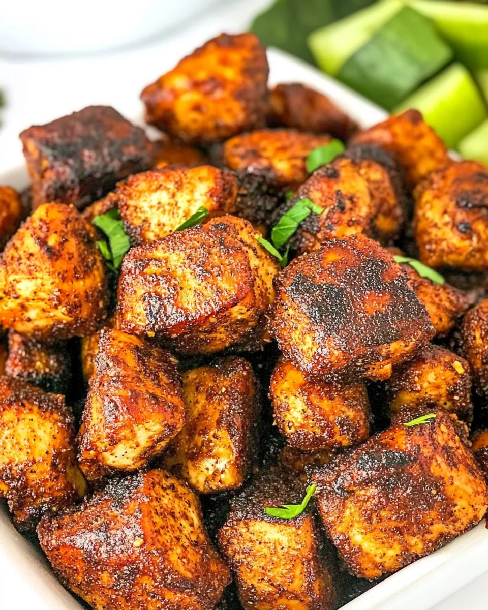 Blackened Chicken Bites