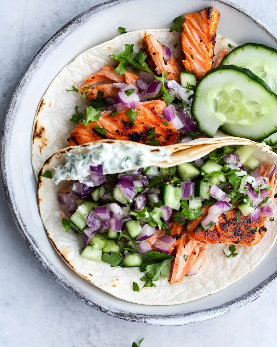Blackened Salmon Tacos