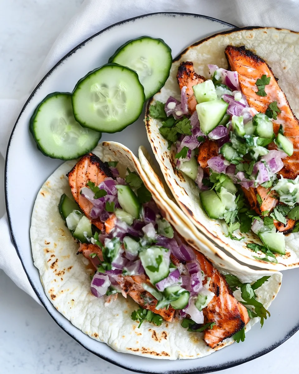 Blackened Salmon Tacos