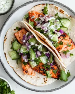 Blackened Salmon Tacos